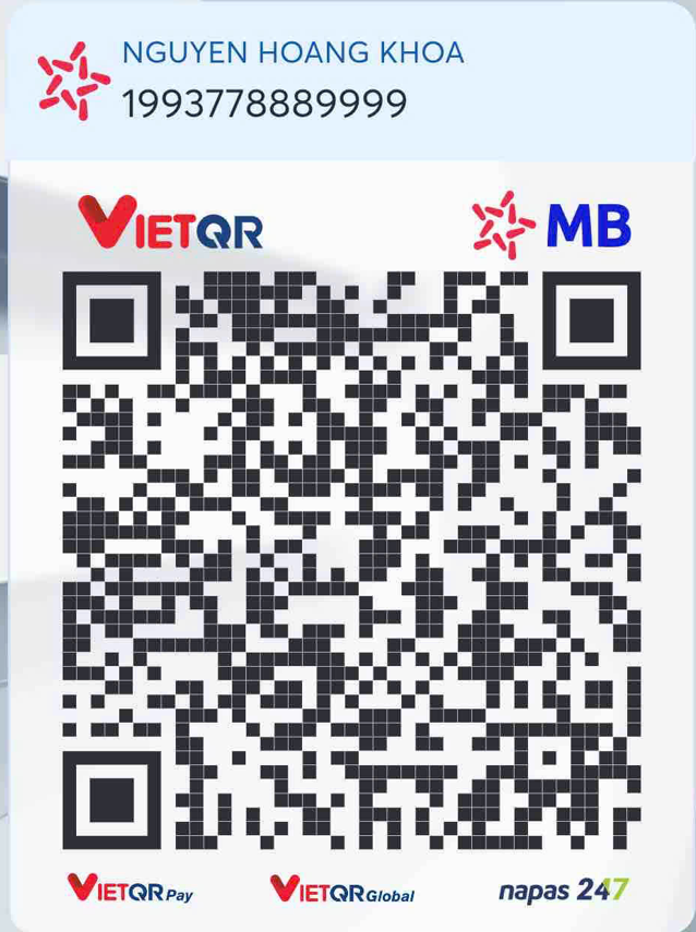 Mã VietQR MBBank của Nguyễn Hoàng Khoa